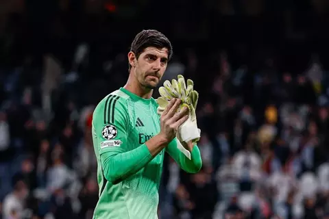 عادل رقم مولينا.. كورتوا يصنع ثاني أهدافه بدوري أبطال أوروبا الموسم الحالي